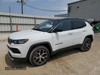 2024 Jeep Compass Limited with VIN 3C4NJDCN0RT122990, listed as a Copart auction lot 59363245 with 3,231 mi miles and Salvage title. Bid and sale history available at DreamBid. Image 1.