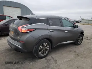 2016 Nissan Murano S with VIN 5N1AZ2MG7GN170717, listed as a Copart auction lot 47201465 with 180,444 mi miles and Salvage Title. Bid and sale history available at carsss.com. Image 3.