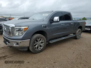 2017 Nissan Titan XD SV with VIN 1N6BA1F43HN561925, listed as a Copart auction lot 70927814 with 133,605 mi miles and Salvage Title. Bid and sale history available at carsss.com. Image 1.