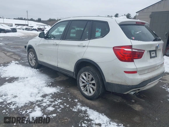 2017 BMW X3 xDrive28i z VIN 5UXWX9C38H0W76528, wystawiony jako IAAI lot #41543645 z przebiegiem 76 108 mil mil oraz . Historia ofert i sprzedaży dostępna na DreamBid. Obrazek 3.