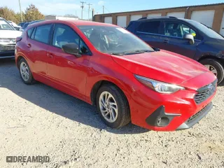 2024 Subaru Impreza with VIN JF1GUABC5R8376035, listed as a IAAI auction lot 41667761 with NaN miles. Bid and sale history available at carsss.com. Image 1.