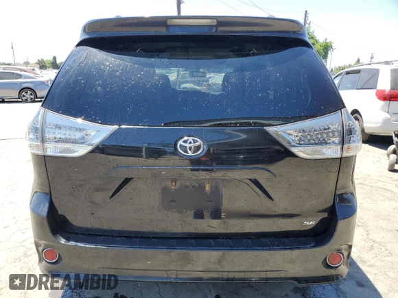 2017 Toyota Sienna SE with VIN 5TDXZ3DC5HS841623, listed as a Copart auction lot 64076295 with 181,575 mi miles and Salvage title. Bid and sale history available at DreamBid. Image 6.
