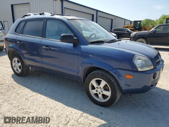 2005 Hyundai Tucson GL with VIN KM8JM12B75U163964, listed as a Copart auction lot 53674845 with 111,665 mi miles and Clean Title. Bid and sale history available at carsss.com. Image 4.