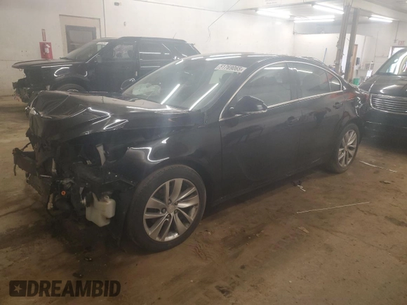 2014 Buick Regal with VIN 2G4GK5EX3E9325407, listed as a Copart auction lot 51769065 with 168,330 mi miles and Salvage title. Bid and sale history available at DreamBid. Image 1.