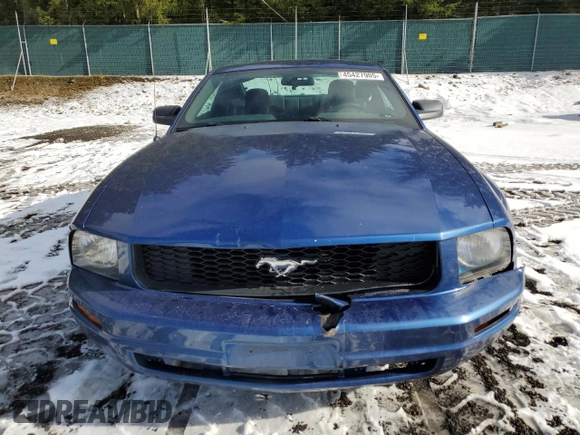 2008 Ford Mustang Deluxe with VIN 1ZVHT80N285119782, listed as a Copart auction lot 45427905 with 109,286 mi miles and Salvage Title. Bid and sale history available at carsss.com. Image 5.