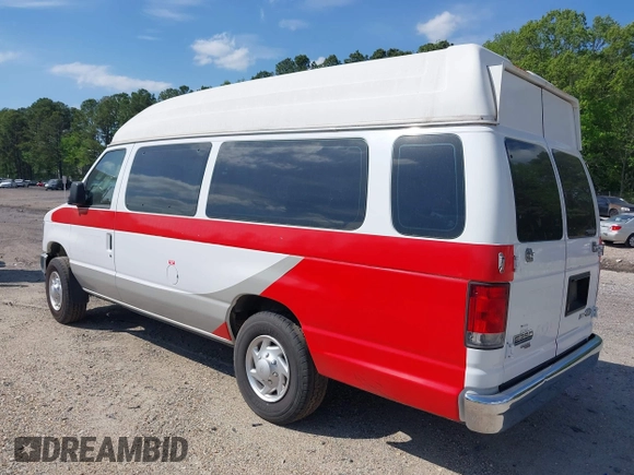 2014 Ford Econoline Cargo Commercial with VIN 1FTNS2EW6EDA93261, listed as a IAAI auction lot 42028251 with 222,205 mi miles and . Bid and sale history available at DreamBid. Image 3.