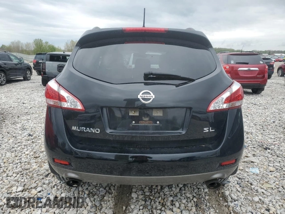 2013 Nissan Murano SV with VIN JN8AZ1MW2DW304176, listed as a Copart auction lot 55404115 with 159,789 mi miles and Clean Title. Bid and sale history available at DreamBid. Image 6.