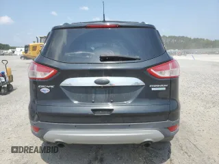 2015 Ford Escape Titanium with VIN 1FMCU0JX7FUA87129, listed as a Copart auction lot 61846965 with 160,044 mi miles and Salvage title. Bid and sale history available at DreamBid. Image 6.