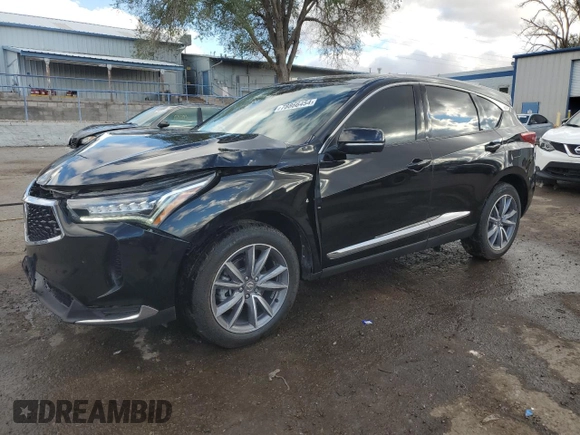 2023 Acura RDX Technology with VIN 5J8TC1H52PL002398, listed as a Copart auction lot 78866454 with 9,797 mi miles and Salvage title. Bid and sale history available at DreamBid. Image 1.