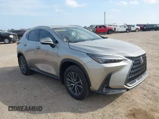 2025 Lexus NX with VIN 2T2GDCAZ1SC021039, listed as a IAAI auction lot 40957519 with 897 mi miles. Bid and sale history available at carsss.com. Image 1.