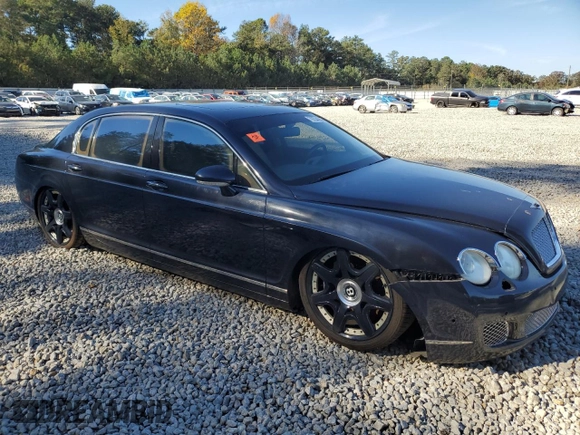 2008 Bentley Flying Spur with VIN SCBBR93W08C053040, listed as a Copart auction lot 79734364 with Not Provided miles and Salvage Title. Bid and sale history available at DreamBid. Image 4.