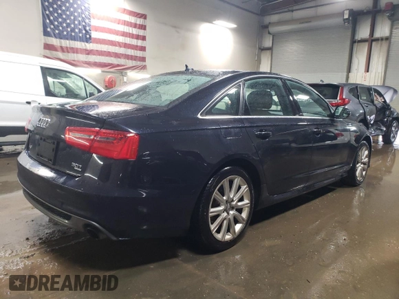 2013 Audi A6 3.0T Prestige with VIN WAUHGAFCXDN137362, listed as a Copart auction lot 46140415 with 72,274 mi miles and Salvage Title. Bid and sale history available at carsss.com. Image 3.