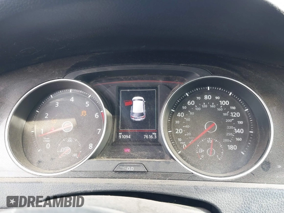 2017 Volkswagen GTI S z VIN 3VW547AU2HM023421, wystawiony jako IAAI lot #41673669 z przebiegiem 91 094 mil mil oraz . Historia ofert i sprzedaży dostępna na DreamBid. Obrazek 7.