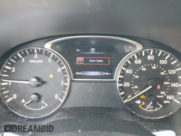 2017 Nissan Pathfinder S with VIN 5N1DR2MN9HC912477, listed as a Copart auction lot 53715565 with 90,690 mi miles and Salvage title. Bid and sale history available at DreamBid. Image 9.