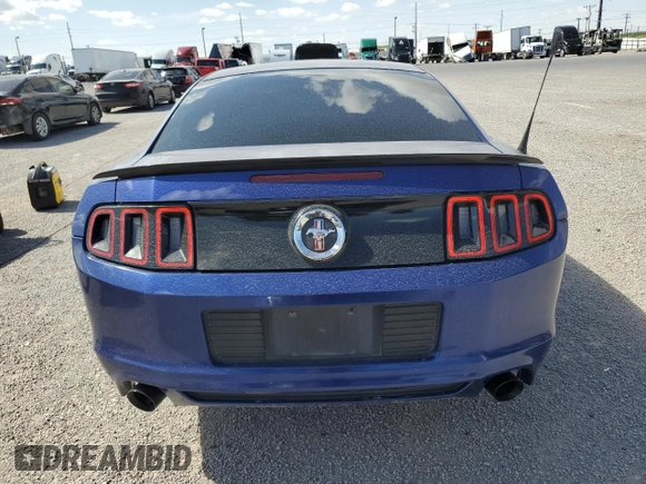 2014 Ford Mustang V6 with VIN 1ZVBP8AM6E5299523, listed as a Copart auction lot 55768065 with 128,500 mi miles and Salvage title. Bid and sale history available at DreamBid. Image 6.