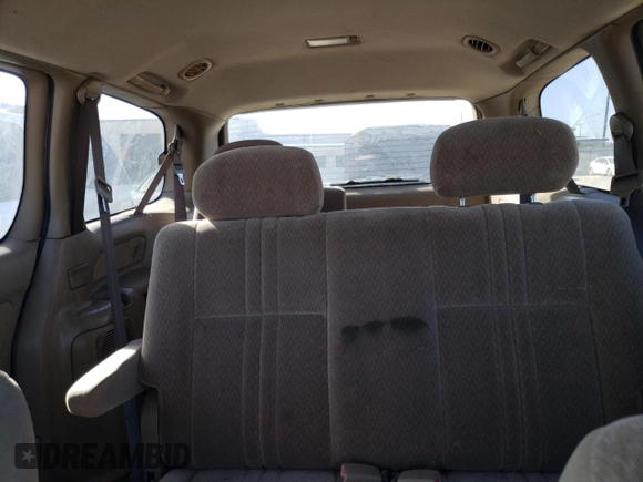 2002 Toyota Sienna CE z VIN 4T3ZF19C52U489292, wystawiony jako Copart lot #87187184 z przebiegiem Nie podano mil oraz Szkoda całkowita • Salvage title. Historia ofert i sprzedaży dostępna na DreamBid. Obrazek 10.