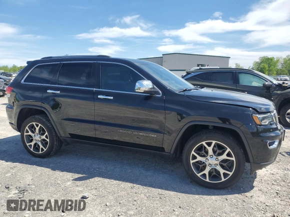 2019 Jeep Grand Cherokee Limited with VIN 1C4RJFBG5KC552404, listed as a Copart auction lot 56889475 with 86,224 mi miles and Salvage title. Bid and sale history available at DreamBid. Image 4.