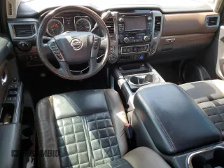 2016 Nissan Titan XD Platinum Reserve with VIN 1N6BA1F42GN501231, listed as a Copart auction lot 55454804 with 93,407 mi miles and Salvage Title. Bid and sale history available at carsss.com. Image 8.