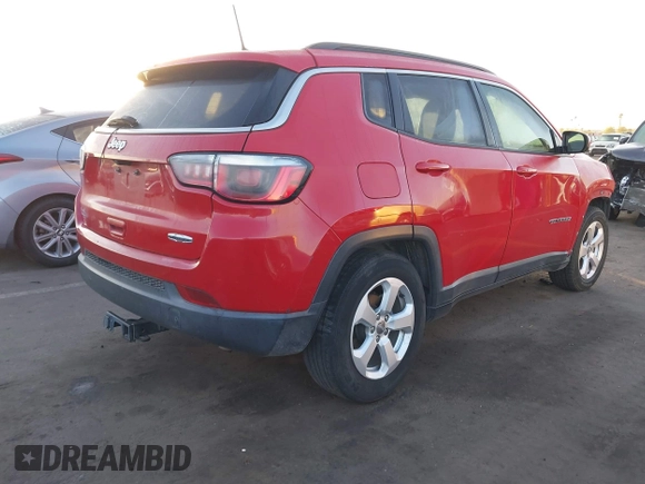2019 Jeep Compass Latitude with VIN 3C4NJCBB5KT711671, listed as a IAAI auction lot 41435932 with 110,428 mi miles and . Bid and sale history available at DreamBid. Image 4.