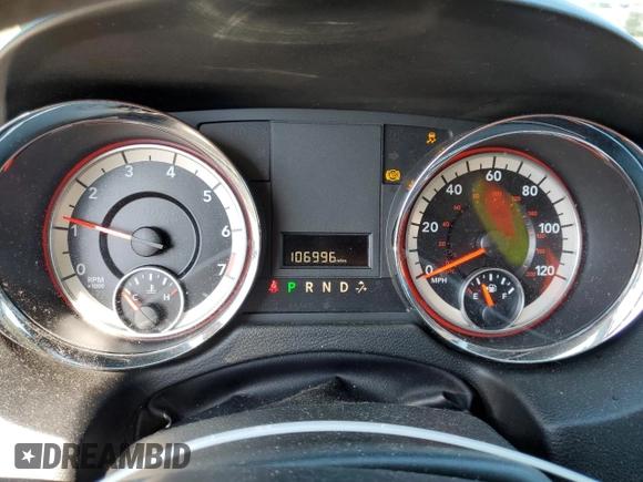 2018 Dodge Grand Caravan SE Plus with VIN 2C4RDGBG0JR136750, listed as a Copart auction lot 50957305 with 106,996 mi miles and Salvage Title. Bid and sale history available at DreamBid. Image 9.