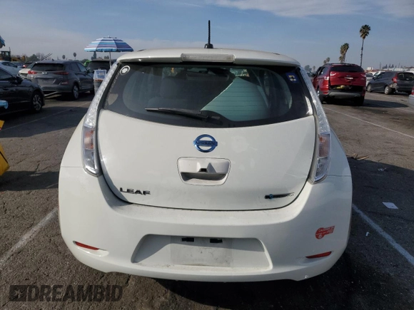2017 Nissan LEAF SL with VIN 1N4BZ0CP4HC307159, listed as a Copart auction lot 86142364 with 44,144 mi miles and Salvage Title. Bid and sale history available at carsss.com. Image 6.