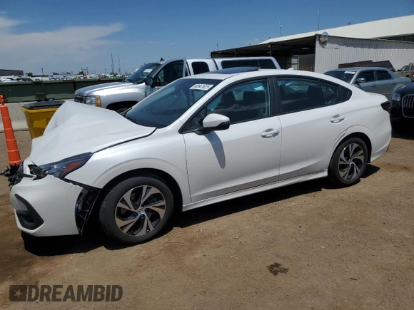 2024 Subaru Legacy Premium с VIN 4S3BWAF66R3026722, выставлен на аукционе Copart как лот 60941625 с пробегом 16 729 миль миль и Списание • Salvage title. История ставок и продаж доступна на DreamBid. Изображение 1.