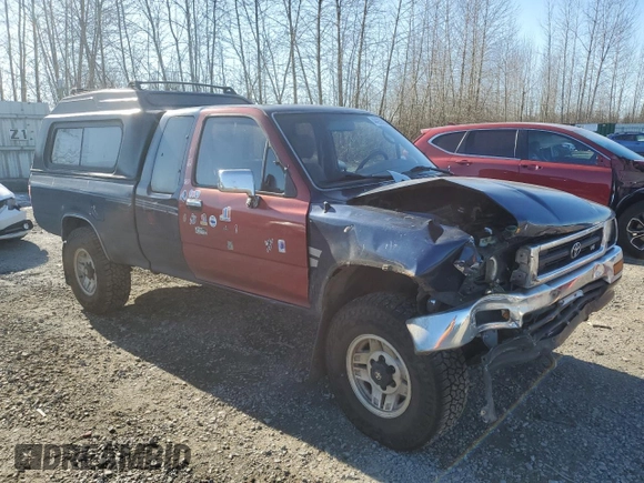 1993 Toyota Pickup SR5 z VIN JT4VN13G0P5124241, wystawiony jako Copart lot #44253055 z przebiegiem 254 494 mil mil oraz Szkoda całkowita • Salvage title. Historia ofert i sprzedaży dostępna na DreamBid. Obrazek 4.