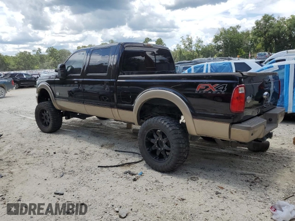 2014 Ford F-250 XL with VIN 1FT7W2BT7EEA08526, listed as a Copart auction lot 60975115 with 172,455 mi miles and Salvage title. Bid and sale history available at DreamBid. Image 2.