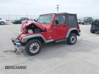 1998 Jeep Wrangler SE with VIN 1J4FY29PXWP785510, listed as a IAAI auction lot 41998116 with 92,390 mi miles and . Bid and sale history available at DreamBid. Image 2.