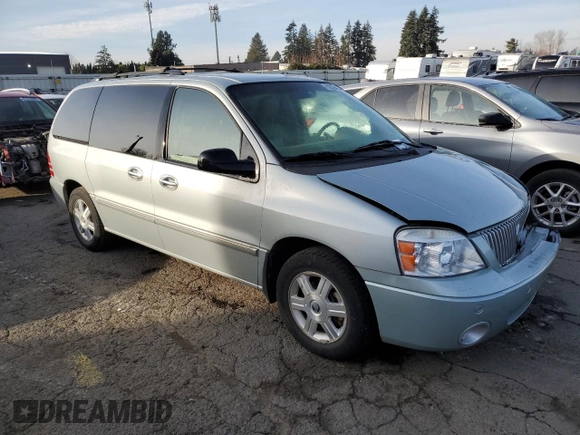 2005 Mercury Monterey z VIN 2MRDA22295BJ05776, wystawiony jako Copart lot #43746445 z przebiegiem 128 450 mil mil oraz Szkody całkowita. Historia ofert i sprzedaży dostępna na DreamBid. Obrazek 4.