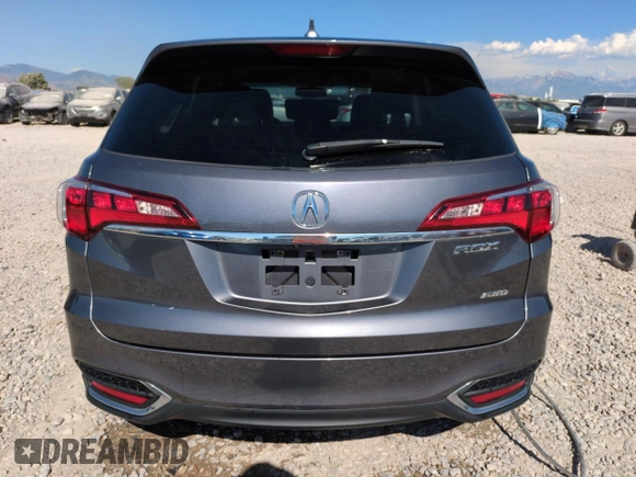 2017 Acura RDX Technology with VIN 5J8TB4H57HL011765, listed as a Copart auction lot 59239315 with 136,718 mi miles and Salvage title. Bid and sale history available at DreamBid. Image 6.