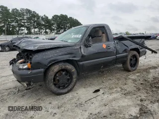 2005 Chevrolet Silverado 1500 LS with VIN 1GCEC14T45Z265515, listed as a Copart auction lot 58745165 with Not provided miles and Salvage title. Bid and sale history available at DreamBid. Image 1.