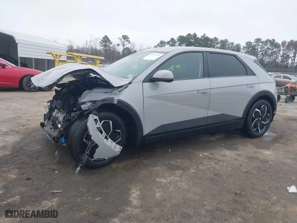 2022 Hyundai IONIQ 5 SE with VIN KM8KM4AE7NU091374, listed as a IAAI auction lot 41772311 with 75,421 mi miles. Bid and sale history available at carsss.com. Image 18.