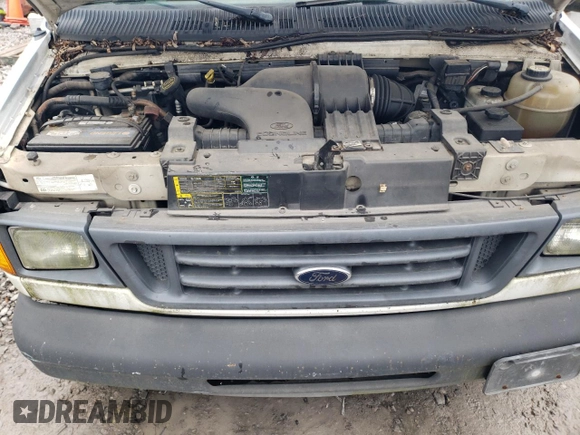 2005 Ford Econoline Cargo with VIN 1FTNE24W65HA27665, listed as a Copart auction lot 43280475 with Not Provided miles and Clean Title. Bid and sale history available at carsss.com. Image 12.