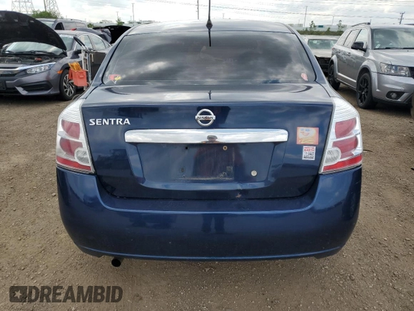 2010 Nissan Sentra S with VIN 3N1AB6AP5AL621478, listed as a Copart auction lot 60375765 with 124,019 mi miles and Salvage title. Bid and sale history available at DreamBid. Image 6.