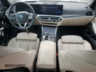2023 BMW 3 Series 330e with VIN 3MW39FF09P8C95660, listed as a Copart auction lot 47651645 with 28,484 mi miles and Salvage Title. Bid and sale history available at carsss.com. Image 8.