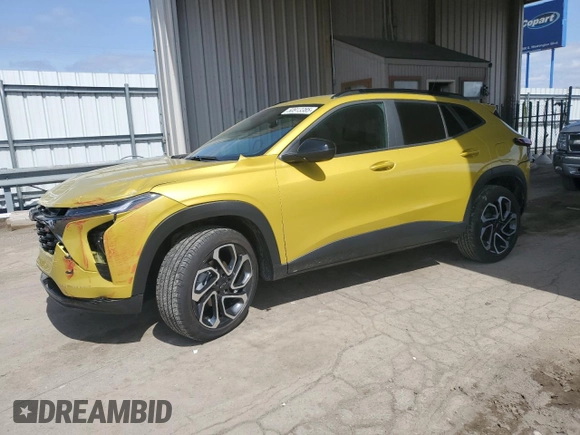 2024 Chevrolet Trax 2RS with VIN KL77LJE24RC225097, listed as a Copart auction lot 50913385 with 2,342 mi miles and Salvage Title. Bid and sale history available at DreamBid. Image 1.