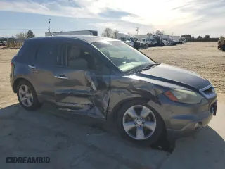 2008 Acura RDX Tech Pkg with VIN 5J8TB185X8A011849, listed as a Copart auction lot 49455555 with 235,705 mi miles and Salvage Title. Bid and sale history available at carsss.com. Image 4.