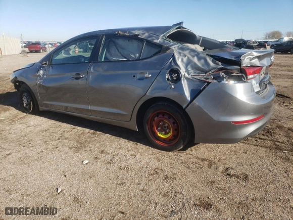 2017 Hyundai Elantra SE with VIN KMHD74LF0HU327891, listed as a Copart auction lot 77912394 with 63,319 mi miles and Salvage Title. Bid and sale history available at carsss.com. Image 2.