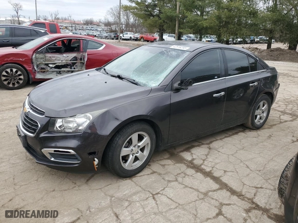 2015 Chevrolet Cruze LT with VIN 1G1PC5SB6F7136935, listed as a Copart auction lot 42516295 with 0 mi miles and Salvage Title. Bid and sale history available at carsss.com. Image 1.