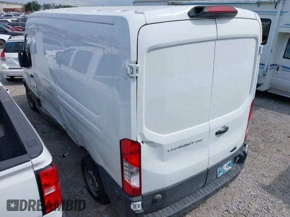 2019 Ford Transit with VIN 1FTYR2CM3KKB86806, listed as a IAAI auction lot 42633294 with 148,555 mi miles and . Bid and sale history available at DreamBid. Image 3.