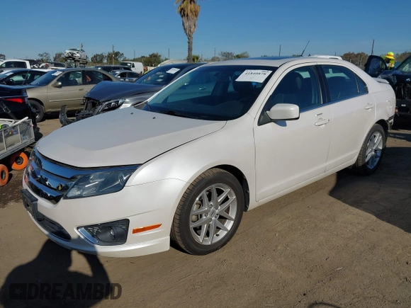 2010 Ford Fusion SEL with VIN 3FAHP0JA5AR140025, listed as a IAAI auction lot 41840878 with 89,300 mi miles. Bid and sale history available at carsss.com. Image 2.