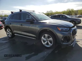 2023 Audi Q5 S line Premium Plus with VIN WA1EAAFY4P2152670, listed as a Copart auction lot 55598575 with 11,003 mi miles and Salvage title. Bid and sale history available at DreamBid. Image 4.