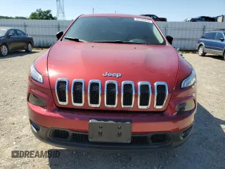 2017 Jeep Cherokee Sport with VIN 1C4PJLAB9HW503404, listed as a Copart auction lot 53154415 with 100,329 mi miles and Salvage title. Bid and sale history available at DreamBid. Image 5.