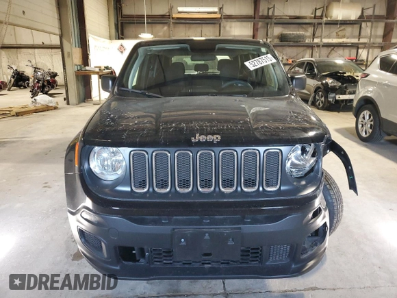 2018 Jeep Renegade Sport с VIN ZACCJBAB2JPH94078, выставлен на аукционе Copart как лот 52787515 с пробегом 21 867 миль миль и Списание • Salvage title. История ставок и продаж доступна на DreamBid. Изображение 5.