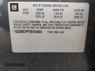 2009 Cadillac CTS-V z VIN 1G6DN57P790164493, wystawiony jako Copart lot #50998445 z przebiegiem 118 302 mil mil oraz Czysty tytuł • Clean title. Historia ofert i sprzedaży dostępna na DreamBid. Obrazek 12.