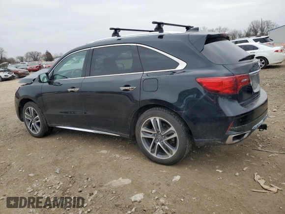 2017 Acura MDX w/Advance Pkg with VIN 5FRYD4H80HB023220, listed as a Copart auction lot 47812525 with 143,169 mi miles and Salvage Title. Bid and sale history available at carsss.com. Image 2.