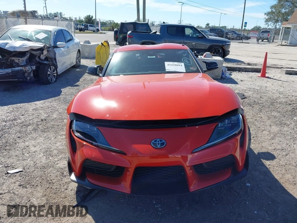 2024 Toyota Supra 3.0 with VIN WZ1DB0G07RW063657, listed as a IAAI auction lot 41428094 with 8,765 mi miles and . Bid and sale history available at DreamBid. Image 12.