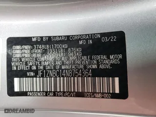 2022 Toyota GR86 with VIN JF1ZNBC14N8754364, listed as a Copart auction lot 61827582 with 15,028 mi miles. Bid and sale history available at carsss.com. Image 10.