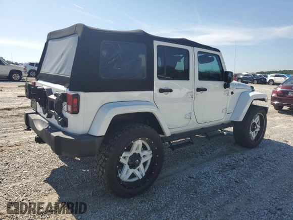 2015 Jeep Wrangler Unlimited Sahara with VIN 1C4BJWEG3FL584920, listed as a Copart auction lot 61843525 with 62,876 mi miles and Salvage title. Bid and sale history available at DreamBid. Image 3.